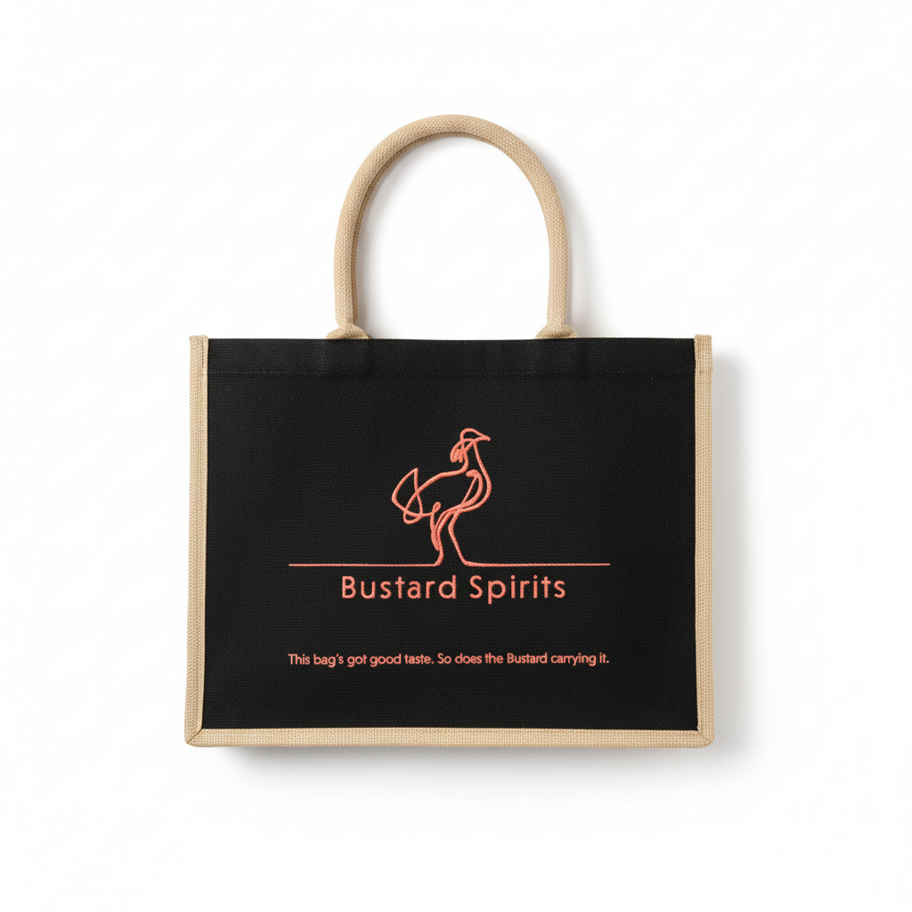 Bustard Spirits Canvas Bag Product Shot